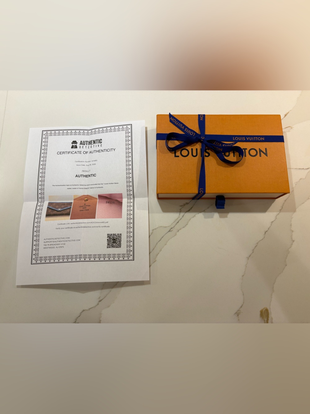 Louis Vuitton • Sarah Wallet • Monogram • Rose Ballerine • 100% Authentic